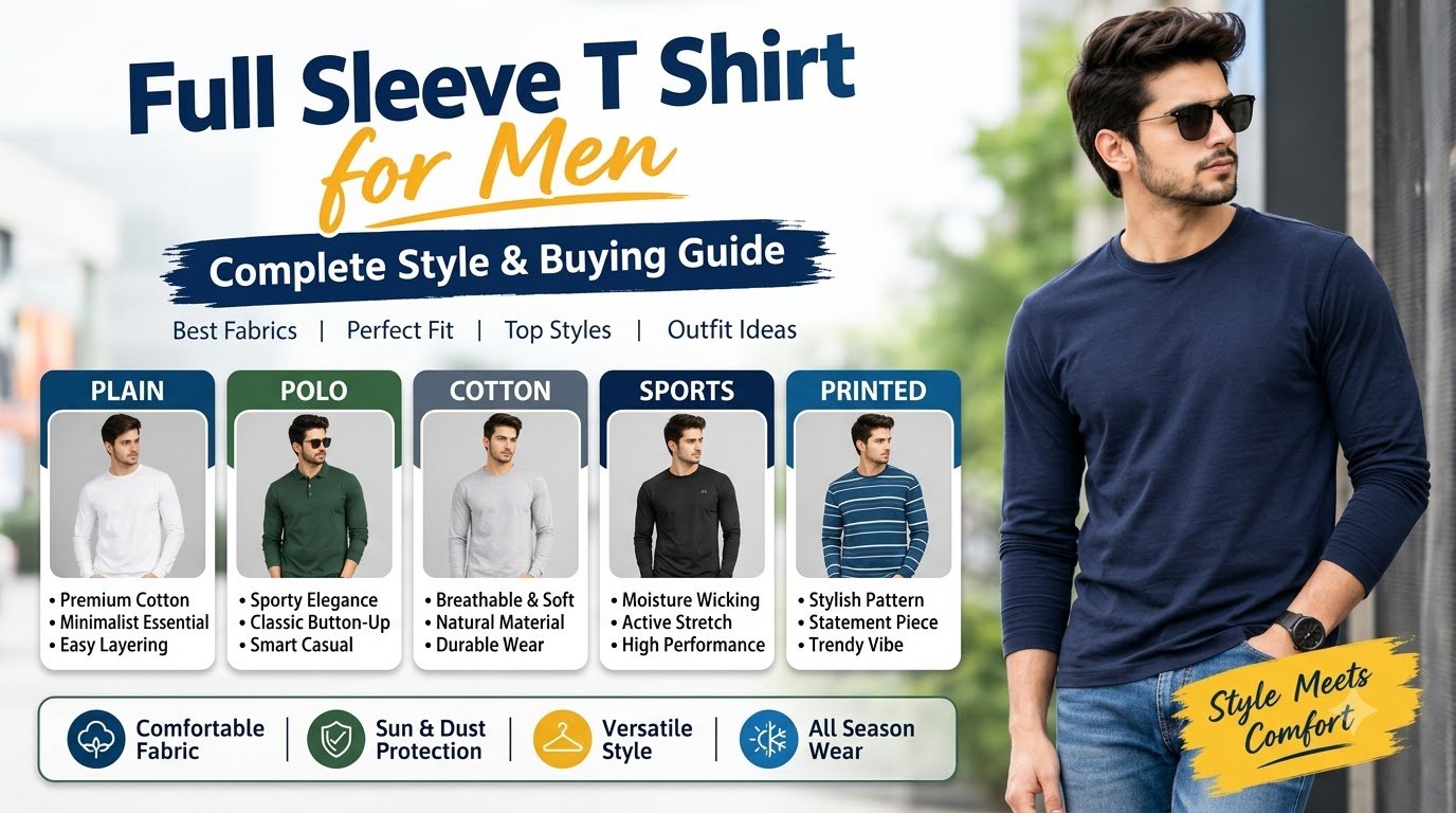 FULL SLEEVE T SHIRT FOR MEN